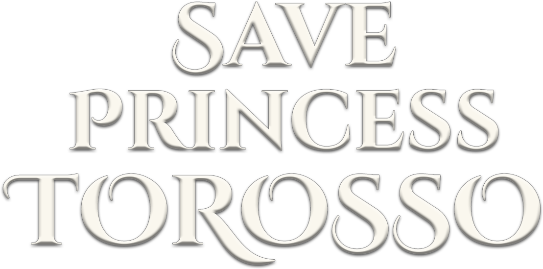 Save Princess Torosso white logo