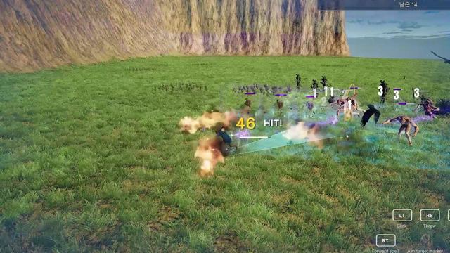 Combat — grass
